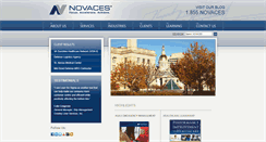 Desktop Screenshot of novaces.com